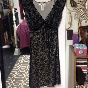 Black lace dress