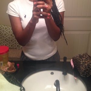 ‼️sold on Merc‼️White polo