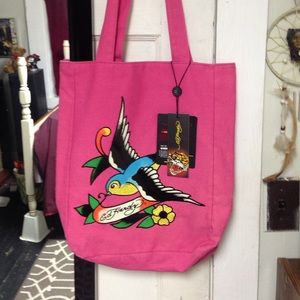 Auth Ed Hardy tote