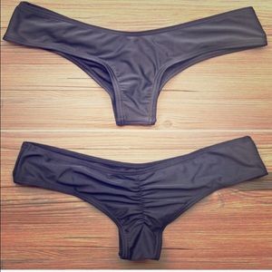 Black Brazilian Bikini Bottom