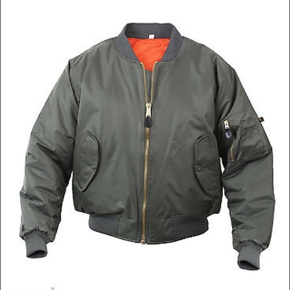 Green bomber jacket