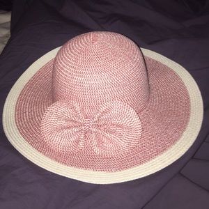 Boho handmade crochet pink floppy hat from Germany