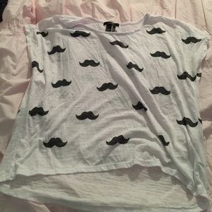 Forever 21 mustache top