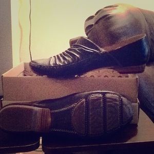 Black Leather Loafers *New*