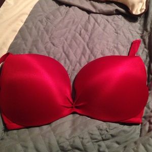 Sateen Push Up Plunge Bra
