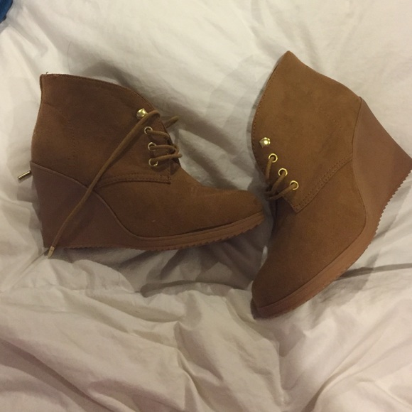 Brown booties