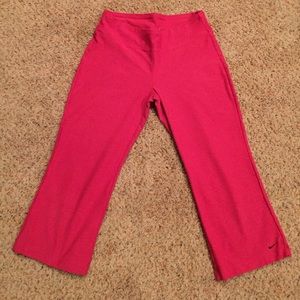 WOMENS PINK NIKE YOGA PANTS