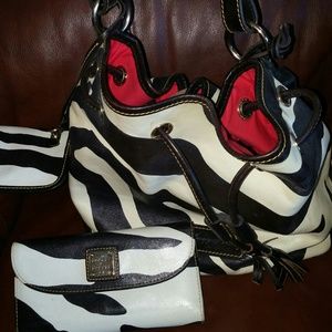 Authentic Dooney and Burke purse and wallet
