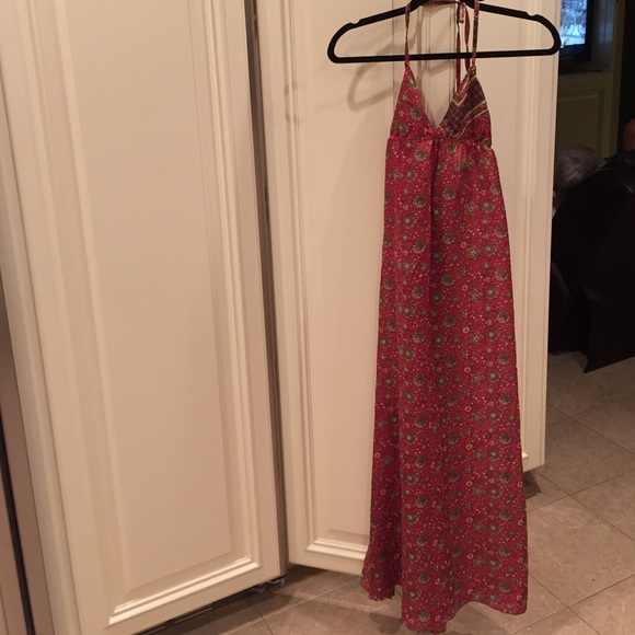 Urban Renewal  Dresses & Skirts - Vintage Recycled red flower print dress