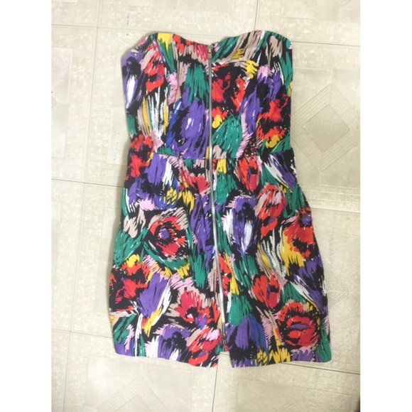 MINK PINK bustier floral dress