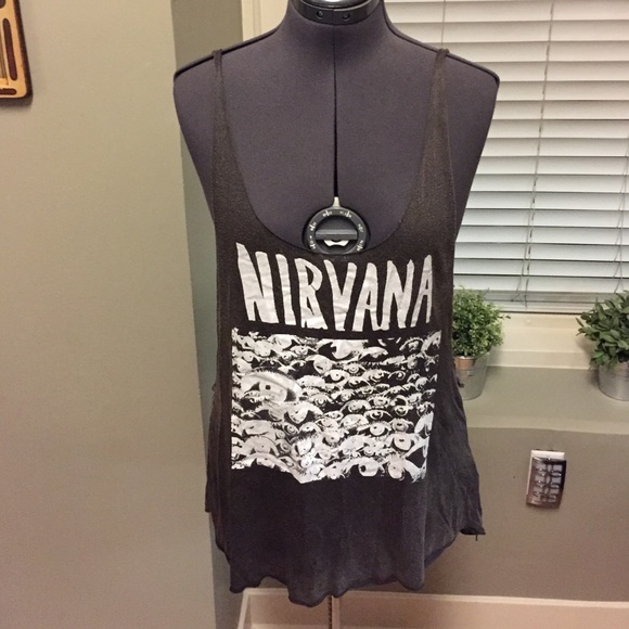 Brandy Melville Tops - Brandy Melville nirvana tank