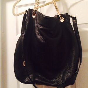 Authentic Michael Kors black cross body bag