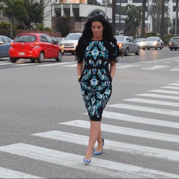 ASOS Dresses & Skirts - ASOS Embroidered Wiggle Dress - worn once