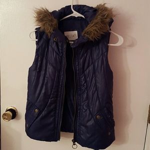 Navy blue vest from delias