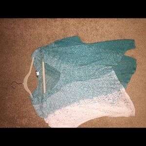 Cute blue sweater top