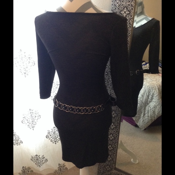 Charcoal color dress. - Picture 4 of 4