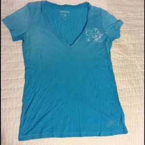 Authentic True Religion Buddha T-Shirt-Medium-Blue