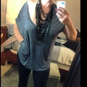 Gap, silver gray top! Gorgeous!