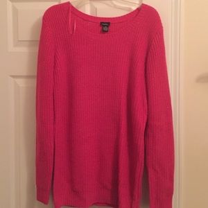 XL pink sparkle sweater dress