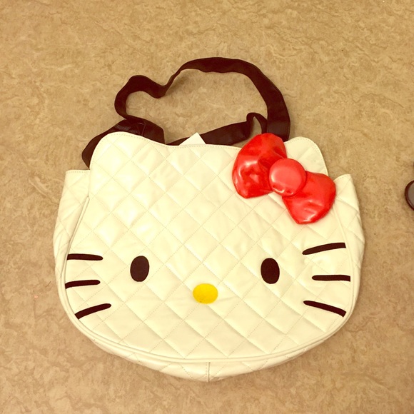 Hot Topic Bags Big White Hello Kitty Bag Poshmark