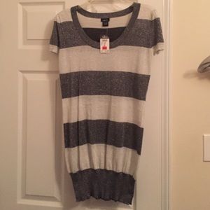 XL striped sweater dress