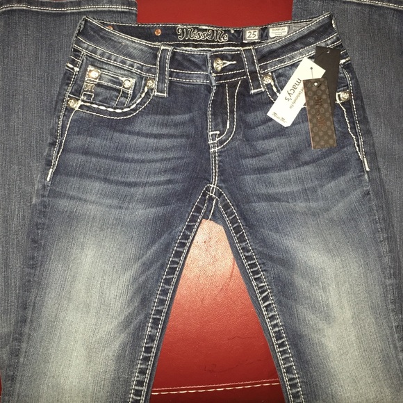 Miss Me Aztec designed bootcut jeans NWT - Picture 4 of 4