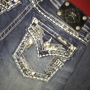 Miss Me Aztec designed bootcut jeans NWT