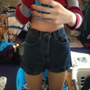 Super high waisted American apparel shorts