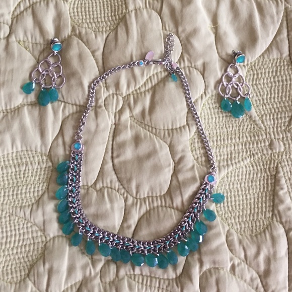 Lia Sophia necklace and earrings