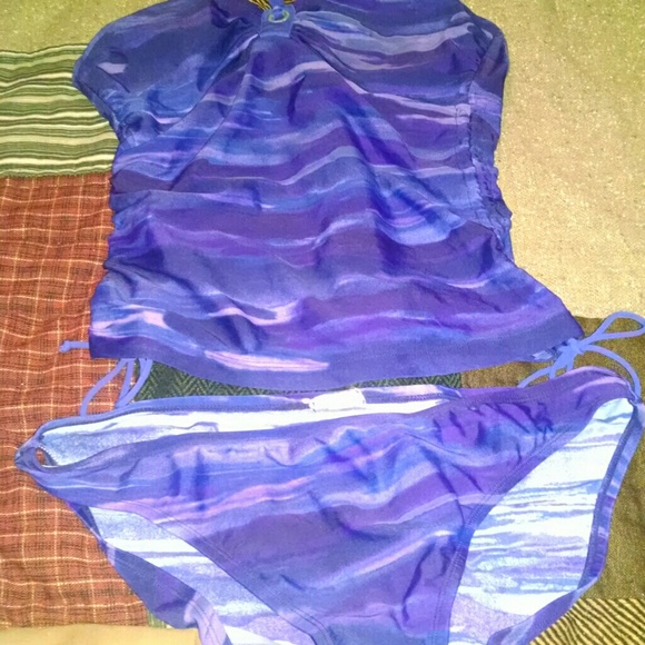 Purple swim suit