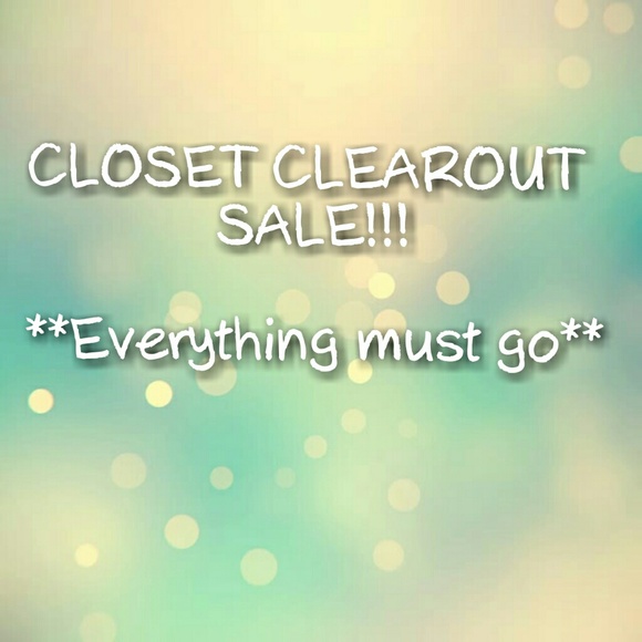HUGE CLOSET SALE!