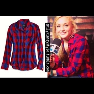 ASO EMILY KINNEY AE oversized flannel