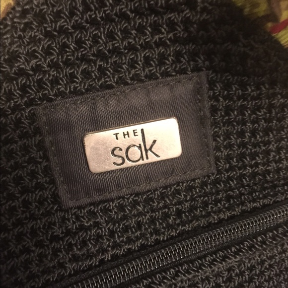 The Sak  crossbody crochet purse black med