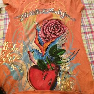 Christian Audigier size small shirt