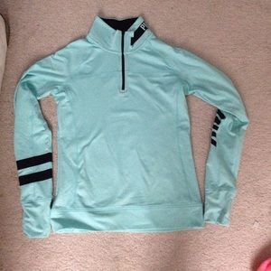 Pink quarter zip