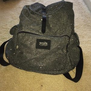 PINK Sparkly book bag