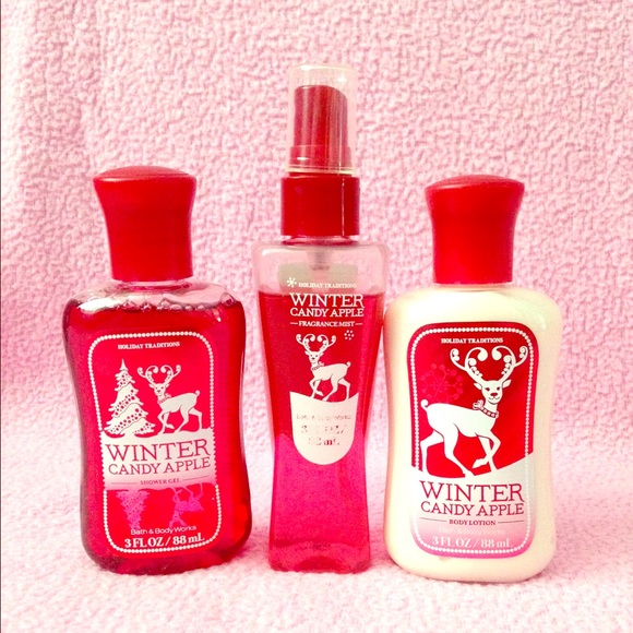 Bath and Body Works Winter Candy Apple Mini Set