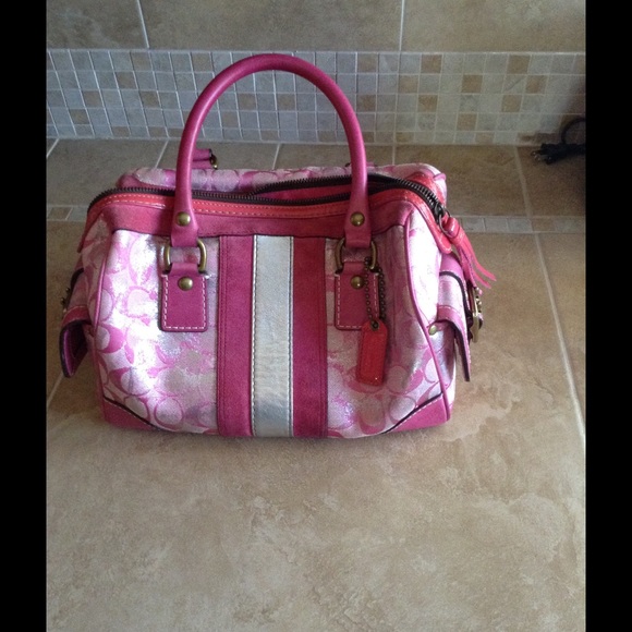 Pink Authentic Coach handbag