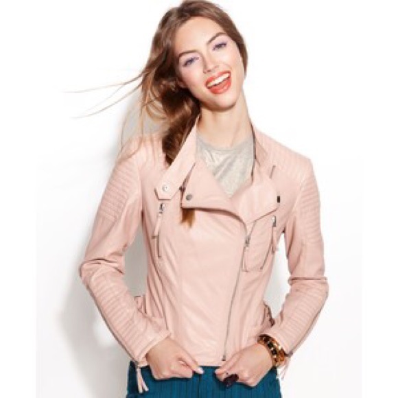 Material Girl Jackets & Blazers - SALE 🎉🎊Material Girl Pink Faux Leather Jacket
