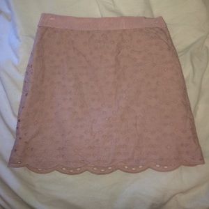 J crew eyelet skirt