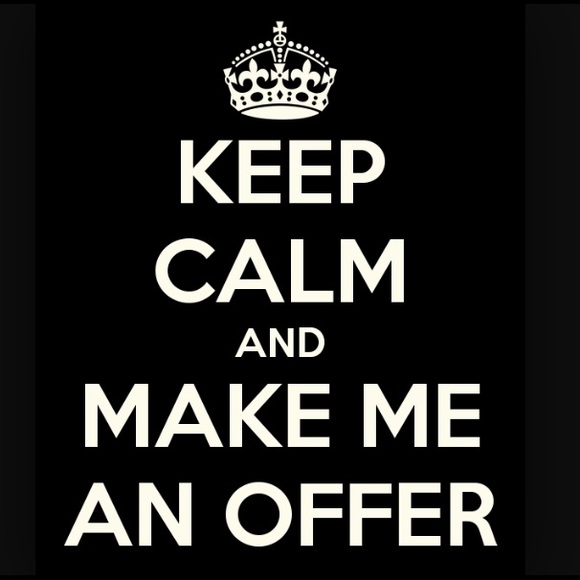 Always open to reasonable offers!
