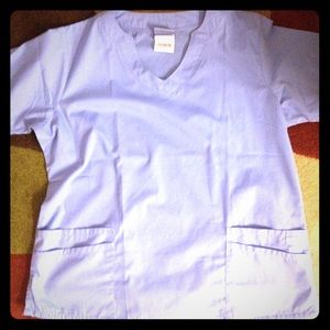 Ceil blue scrub top