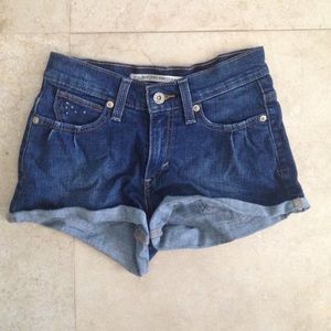 denim shorts