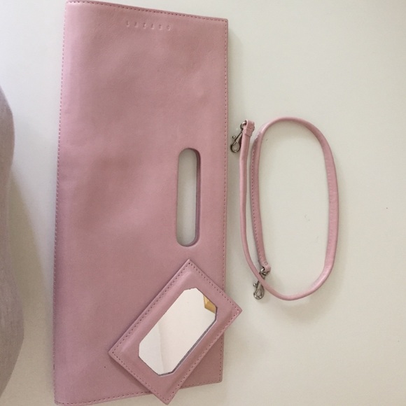 Leather clutch