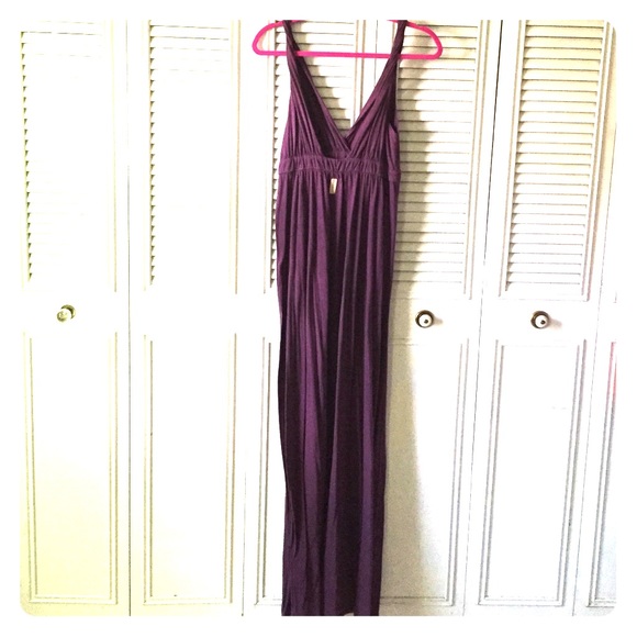 Eggplant maxi dress