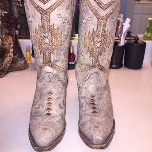 Corral Aztec cowboy boots