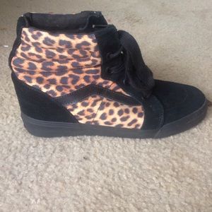 Vans wedge shoes