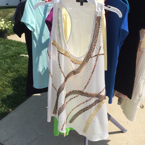 XOXO Beaded Tank Top