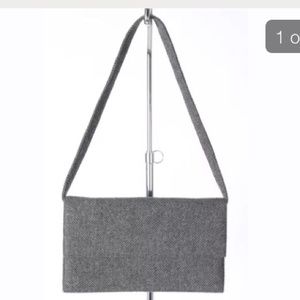Dolce&gabbana grey tweed shoulder bag / clutch