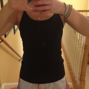 Lulu Lemon black workout top